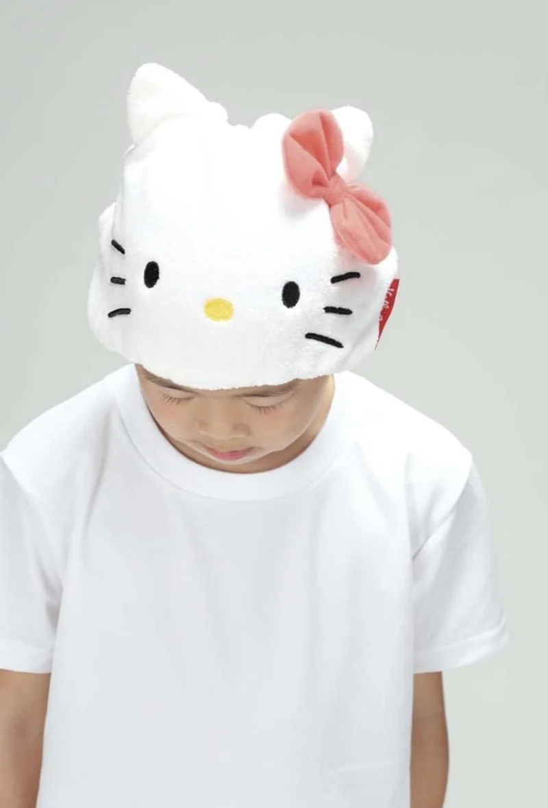 Hello Kitty Quick-Dry Hair Towel Cap for Girls