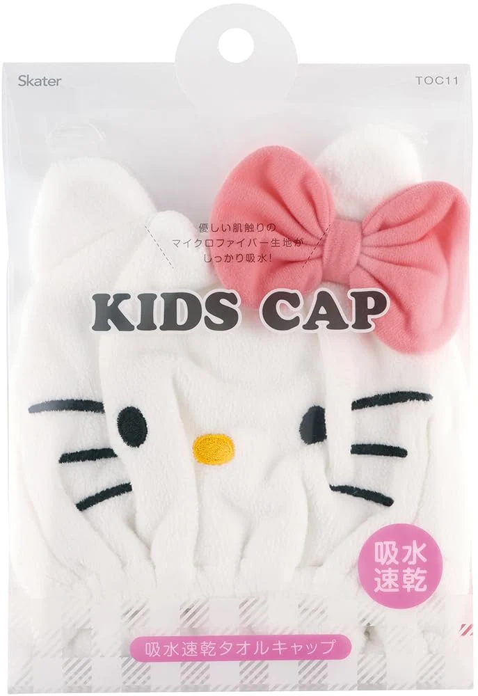 Hello Kitty Quick-Dry Hair Towel Cap for Girls