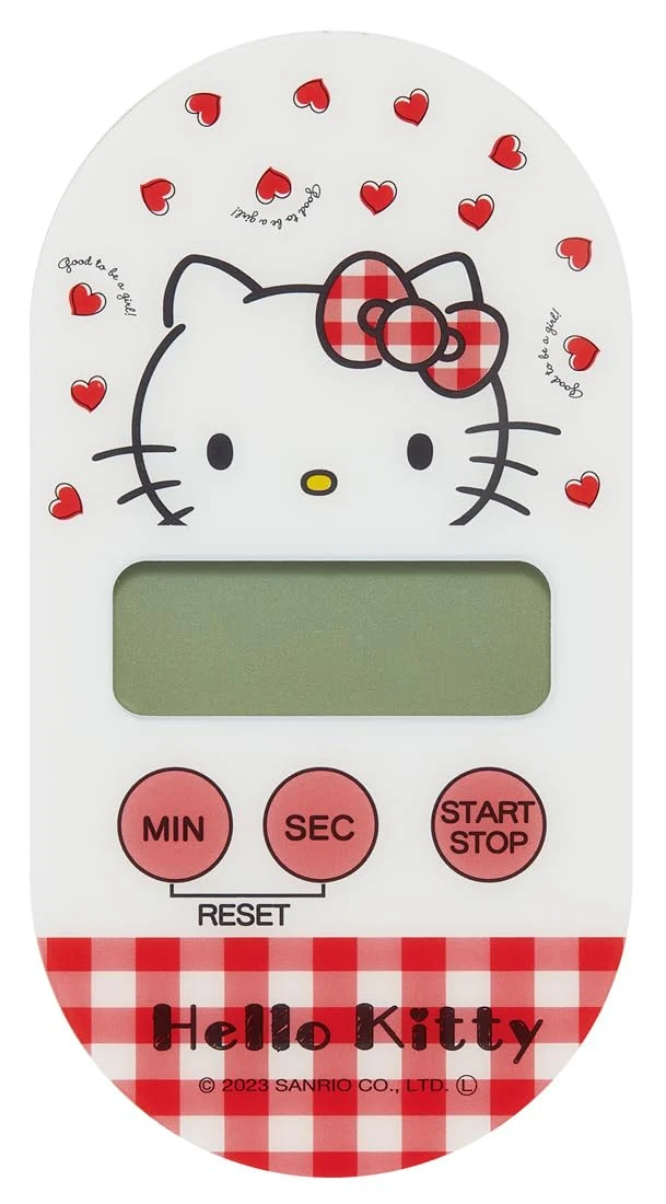 Hello Kitty Red Heart Magnetic Kitchen Timer