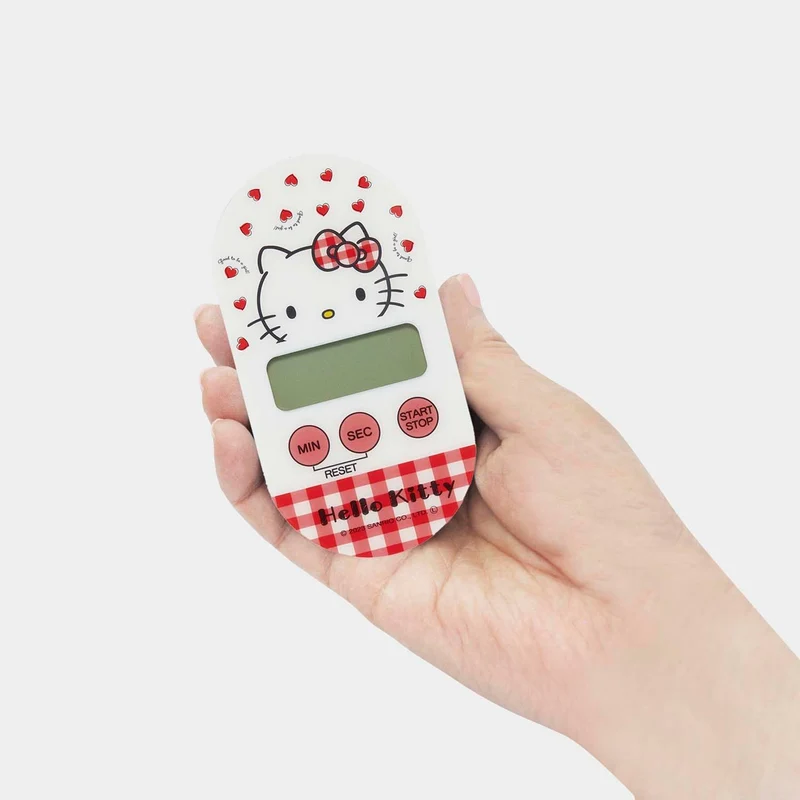 Hello Kitty Red Heart Magnetic Kitchen Timer