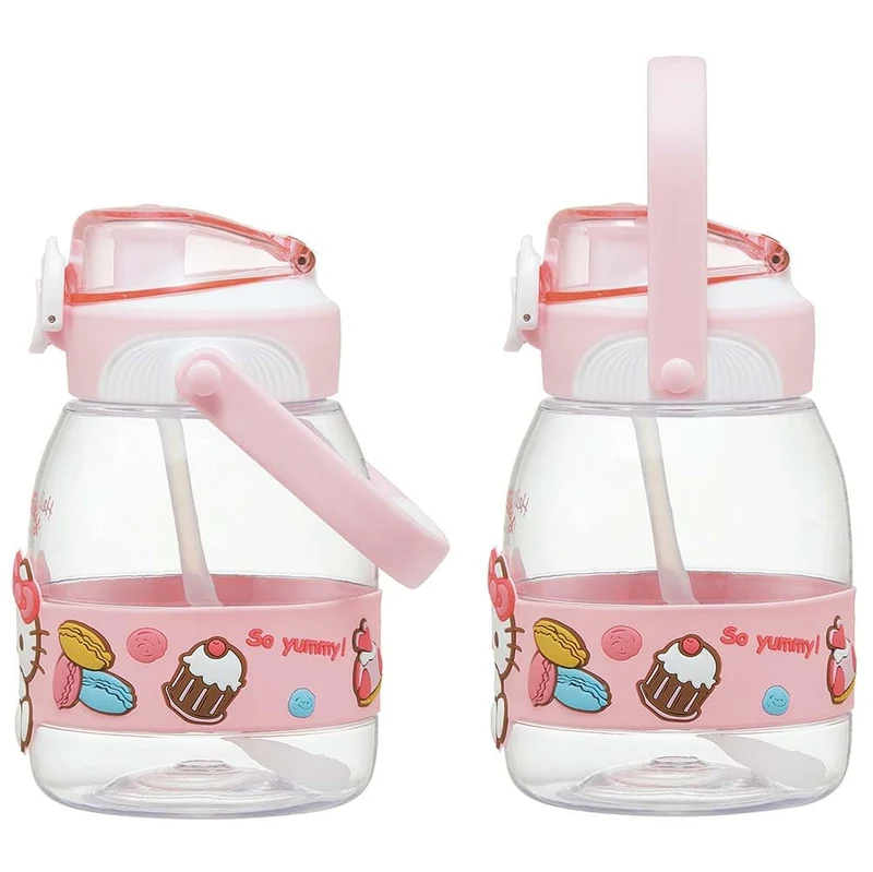 Skater 1 2L Straw Hopper Water Bottle for Girls – Sanrio Hello Kitty