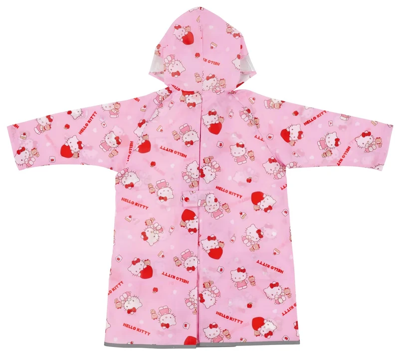 Hello Kitty Kids' Raincoat 110–125 cm — Wear With Backpack On