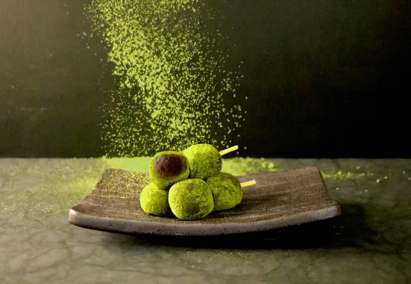 Horakuan Kyoto Arashiyama Matcha Dango 10 Skewers