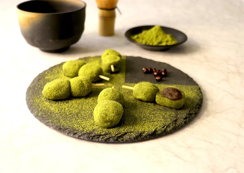 Horakuan Kyoto Arashiyama Matcha Dango 10 Skewers