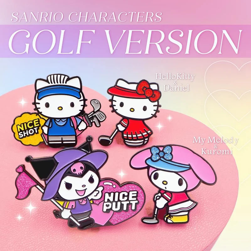 Hello Kitty & Daniel Golf Marker — Clip/Magnetic (Licensed)