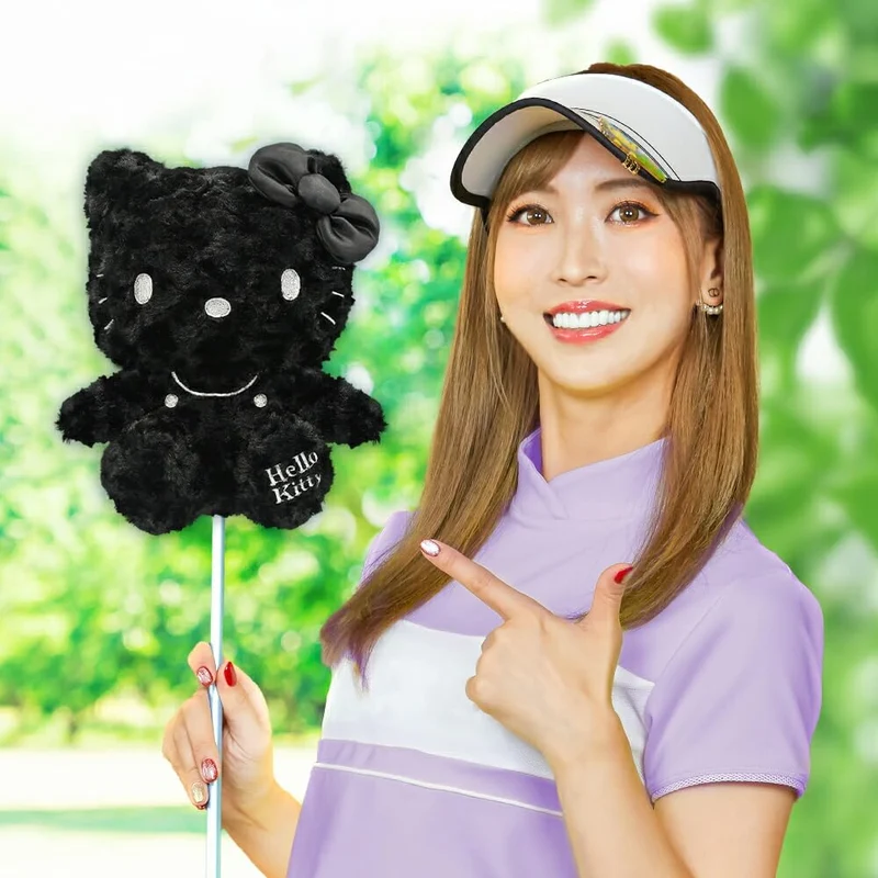 Hello Kitty Driver Headcover (Black) — Fits 460cc