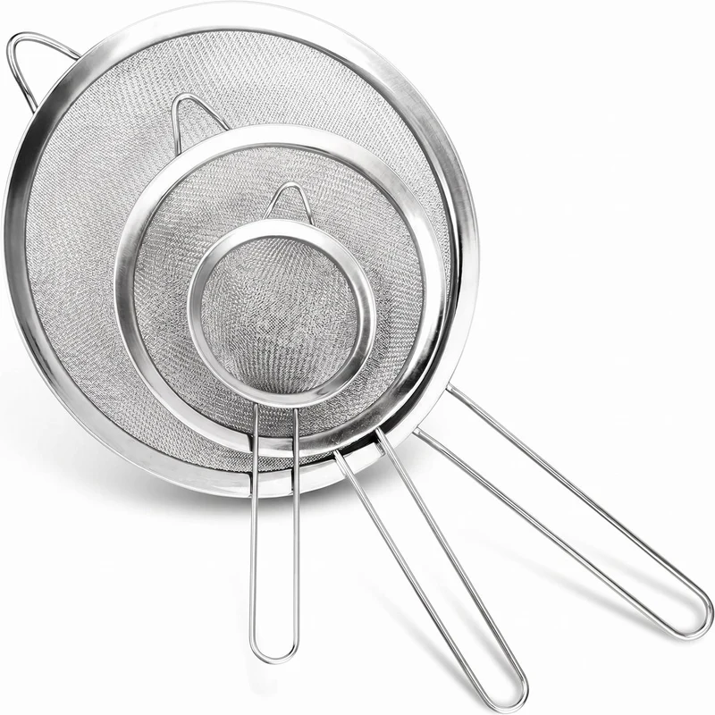 Fine Mesh Sieve Set of 3