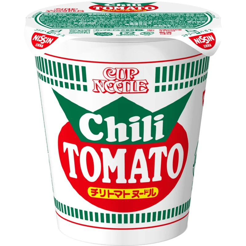 Nissin Cup Noodle Chili Tomato 76g X 20 Cups Made In Japan