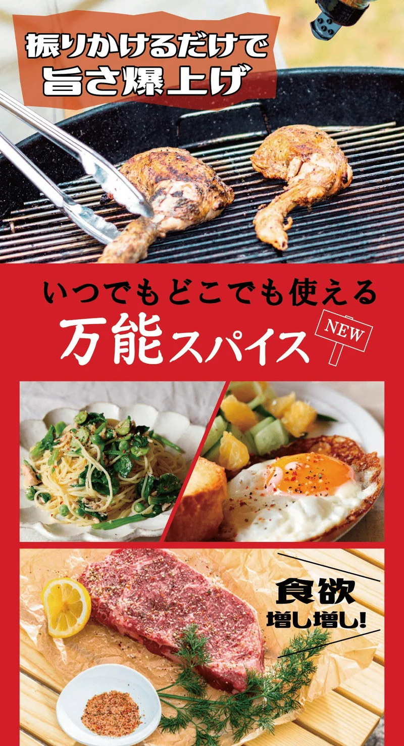 HORINISHI Outdoor Spice HORINOSHI Red (Dry) Bottled 90g