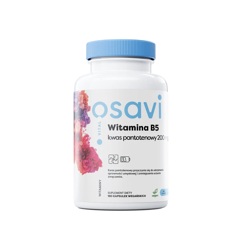 Osavi Vitamin B5 Pantothensäure 200 mg 180 Kapseln