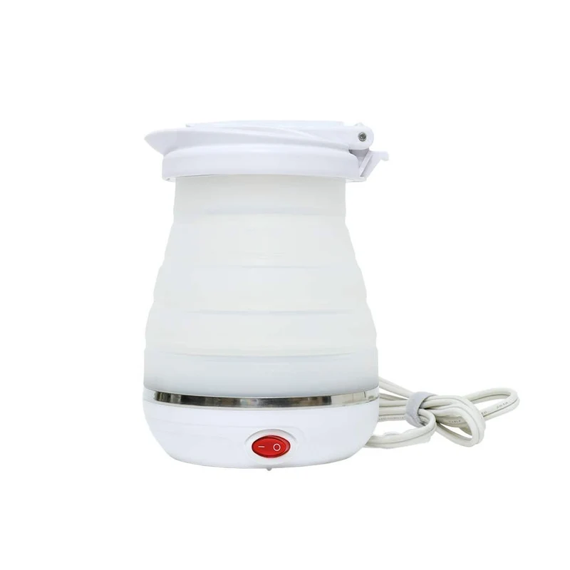 Miyoshi Collapsible Electric Kettle White 800ml for 2-3 persons MBE-TK03/WH