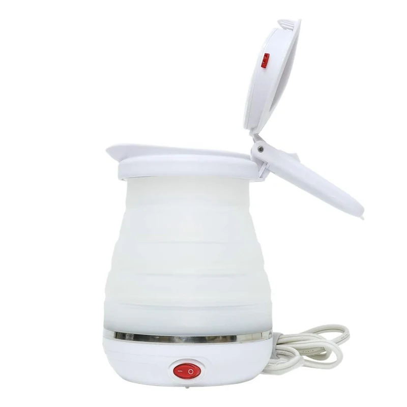 Miyoshi Collapsible Electric Kettle White 800ml for 2-3 persons MBE-TK03/WH
