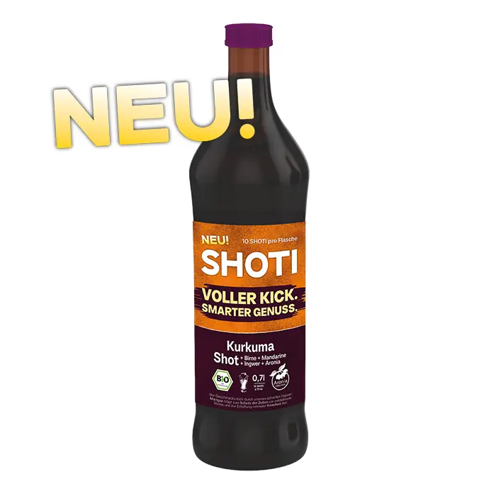 Bio Kurkuma Shot mit Ingwer – SHOTI 700 ml
