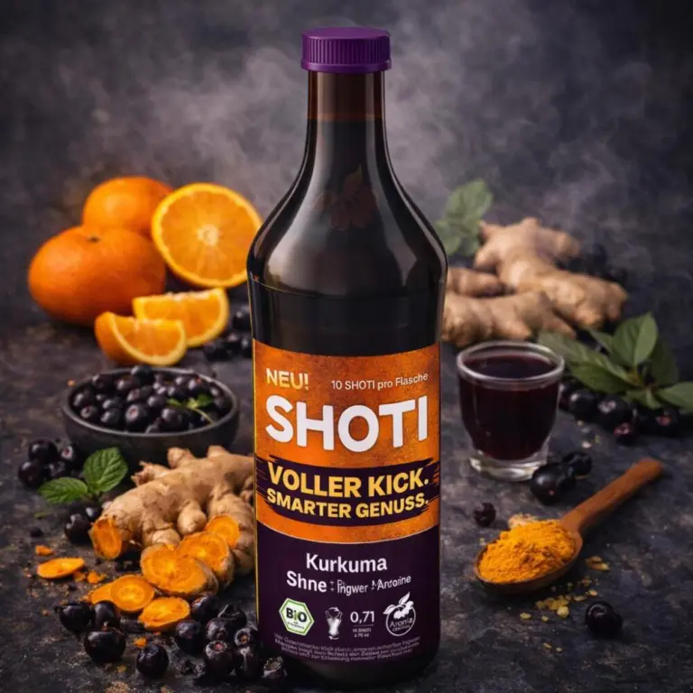 Bio Kurkuma Shot mit Ingwer – SHOTI 700 ml