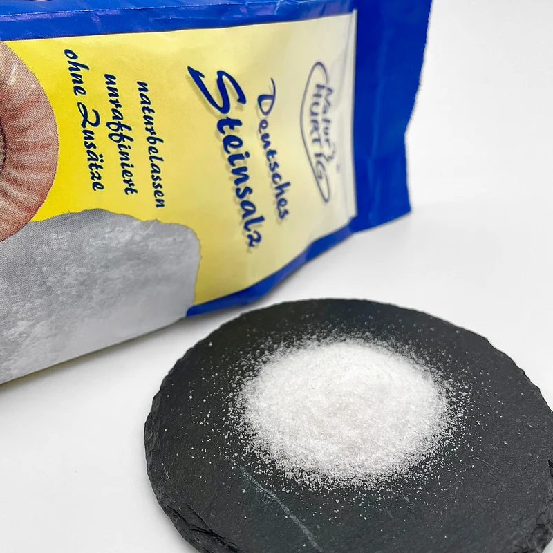 Feines Steinsalz aus Deutschland 1 kg – Natur Hurtig