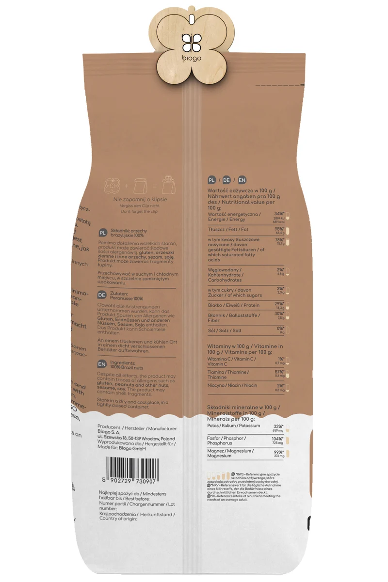 PARANÜSSE 1 KG BIOGO
