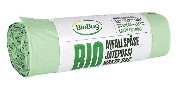 BIO- UND MISCHABFALLBEUTEL 35 L 20 Stk. (KOMPOSTIERBAR UND BIOLOGISCH ABBAUBAR) - BIOSÄCKE