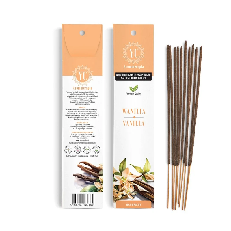 INDIANISCHE WANILIA-TABELLEN (10 Stück) 16 g - IHRE KERZE