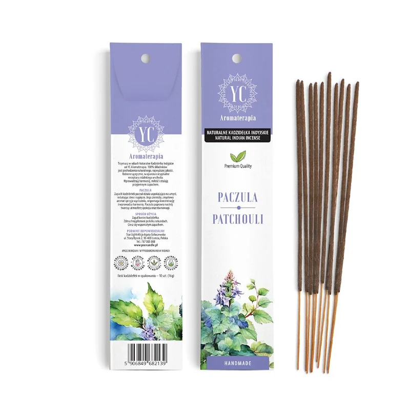 INDIANISCHE PACULA-TABELLEN (10 Stück) 16 g - IHRE KERZE