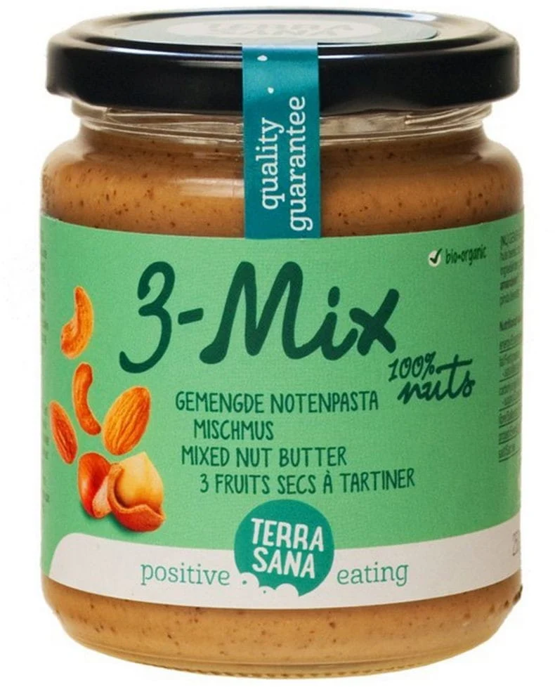 NUSSCREMEMEMISCHUNG (3 NÜSSE) BIO 250 g - TERRASANA