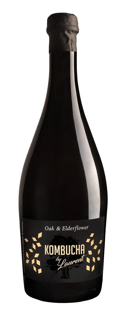 COMBUCHA SOMBUCHA AUF EICHENBLÜTEN MIT DEM GESCHMACK DER SCHWARZEN Holunderblüte BIO 750 ml - COMBUCHA BY LAURENT