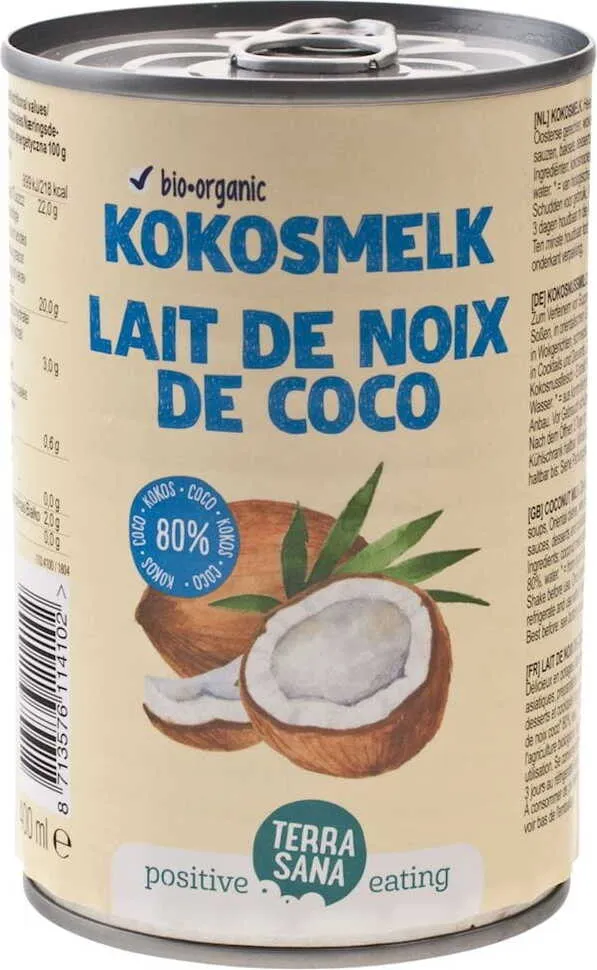 BIO Kokosnussdrink ohne Guarkernmehl 400 ml TERRASANA