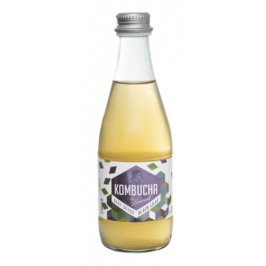 KOMBUCHA mit Holunderblütengeschmack (BODY DETOX) BIO 330 ml - KOMBUCHA BY LAURENT