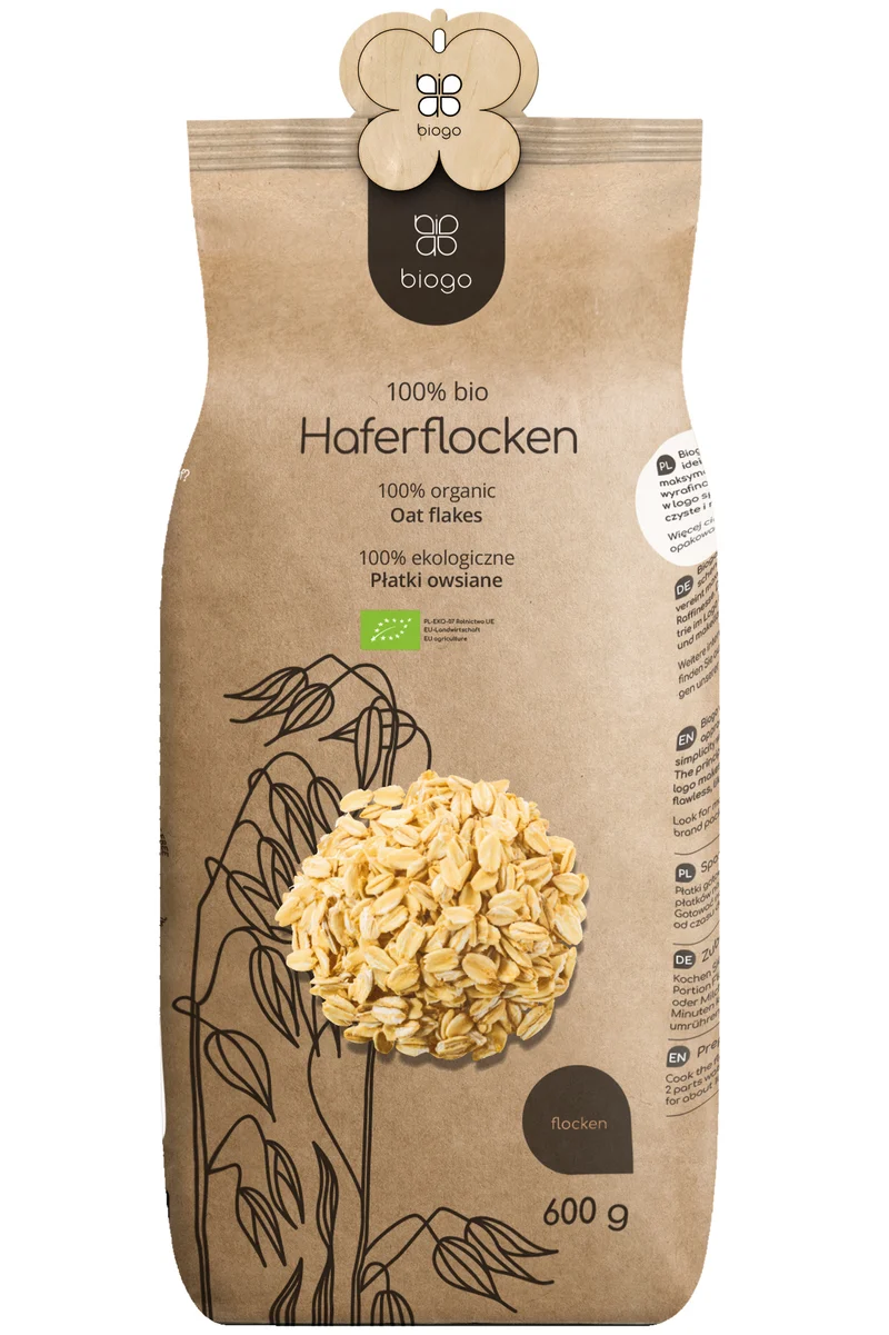 Haferflocken bio 600 g BIOGO