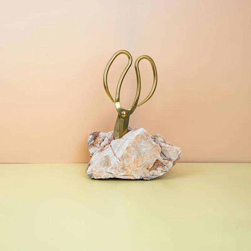 METALLSCHERE RETRO GOLD - BOTANG
