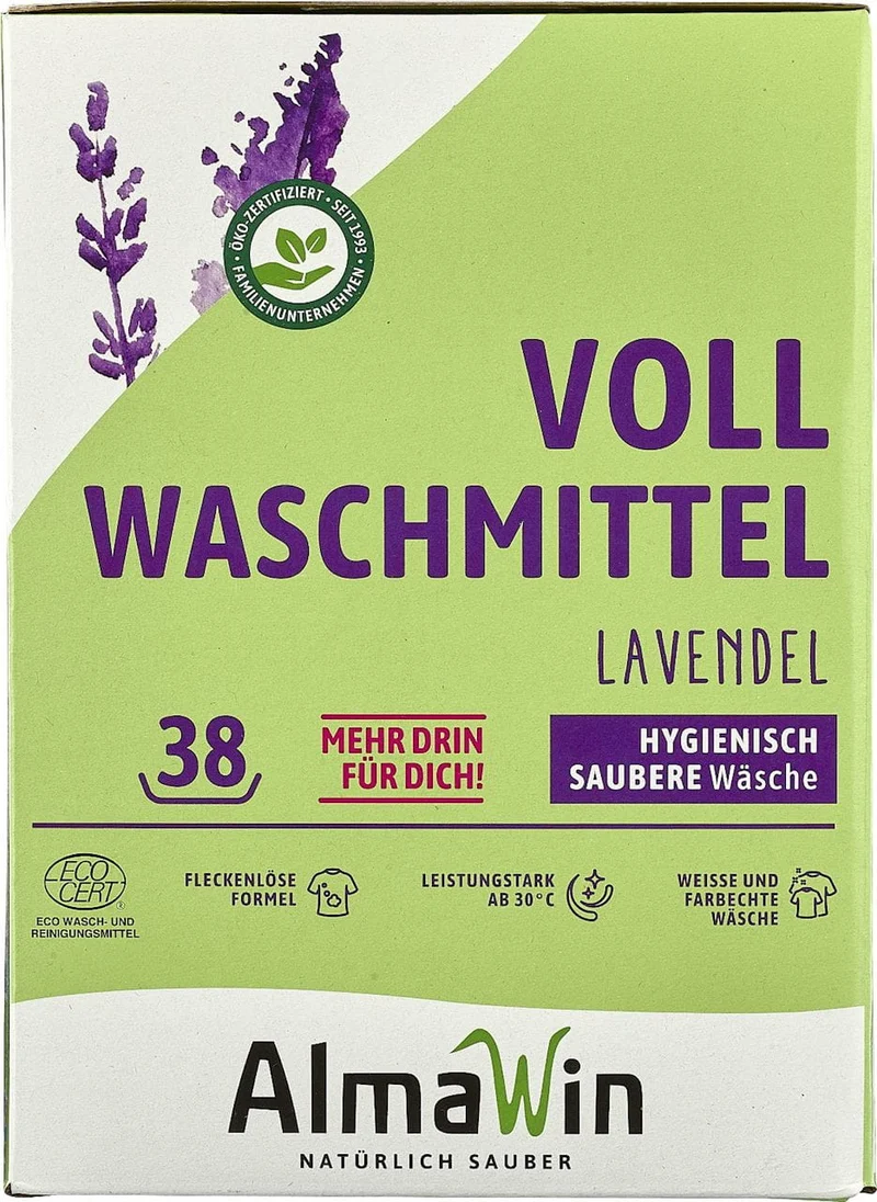 Universal-Waschpulver Lavendel eco 2 kg - ALMAWIN