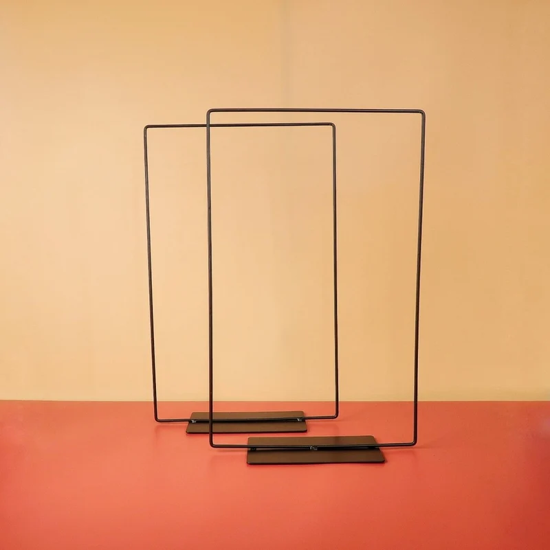 AIRPLANT HOLDER - RECTANGLE BLACK