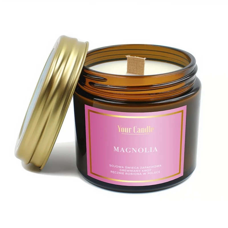 SOJA-HOLZ-Duftkerze MAGNOLIA 120 ml - IHRE KERZE