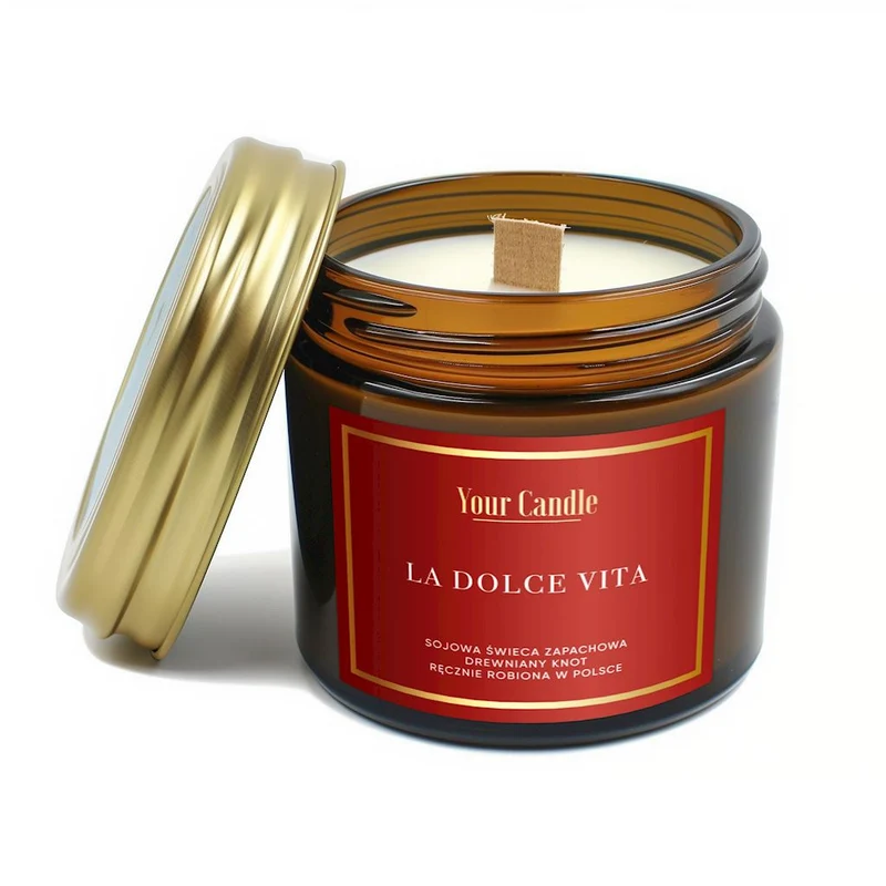 LA DOLCE VITA SOJA-Duftkerze MIT BAUMKERZE 120 ml - IHRE KERZE