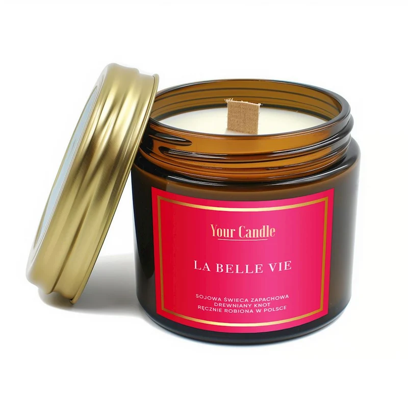 LA BELLE VIE SOJA-Duftkerze mit Baumkerze 120 ml - IHRE KERZE