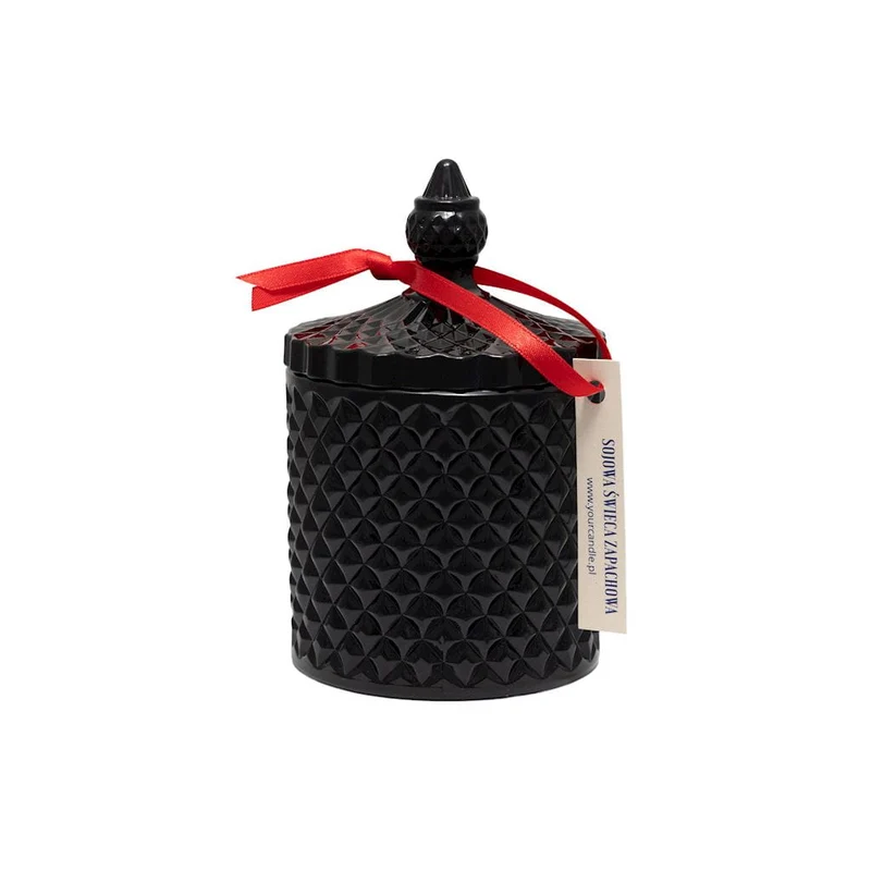 SOY WONDERFUL CANDLE IN BLACK CRISTAL HOLIDAY TIME 250 ml - IHRE KERZE (SAISONALPRODUKT)