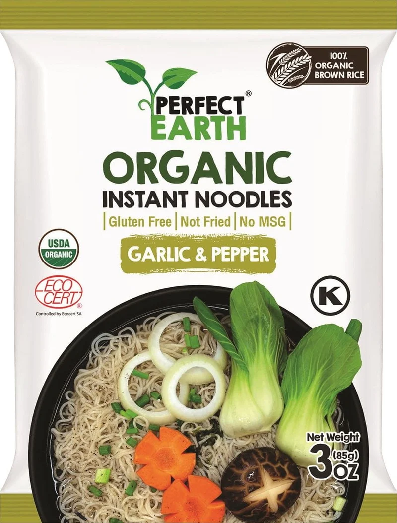Glutenfreie Knoblauch-Pfeffer-Suppe INSTANT BIO 85 g - PERFECT EARTH