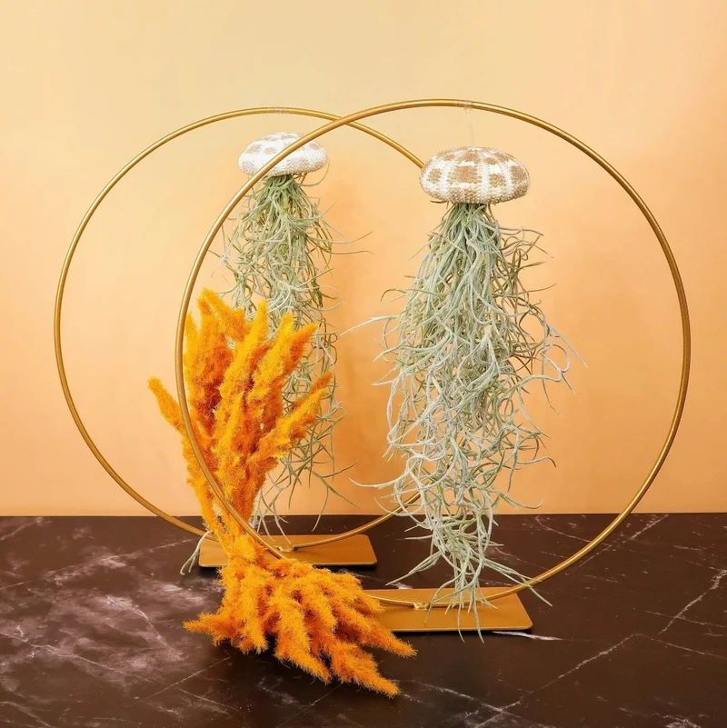 AIRPLANT HOLDER - RING GOLD