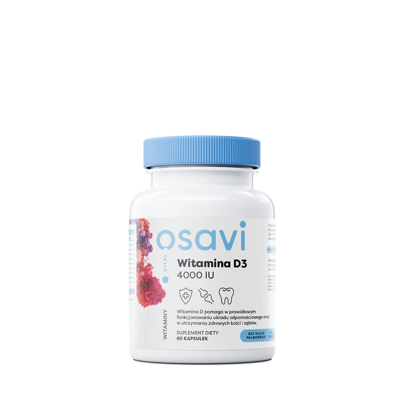 Osavi Vitamin D3 2000IU + K2 60 Kapseln