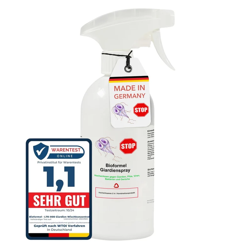 Giardien Spray und Wischkonzentrat