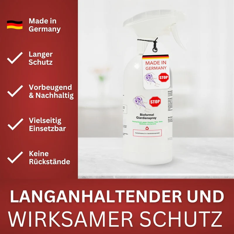 Giardien Spray und Wischkonzentrat