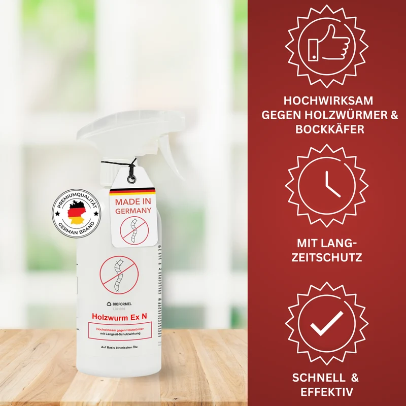 Holzwurm-Spray 2026