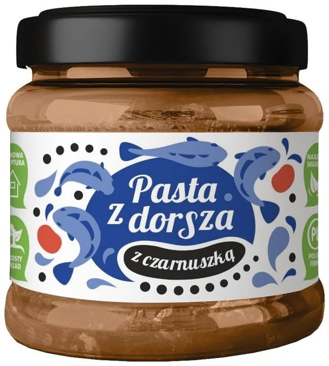 KORSEPASTE MIT SCHWARZEN NÜSSEN 140 g - KUTER FISH
