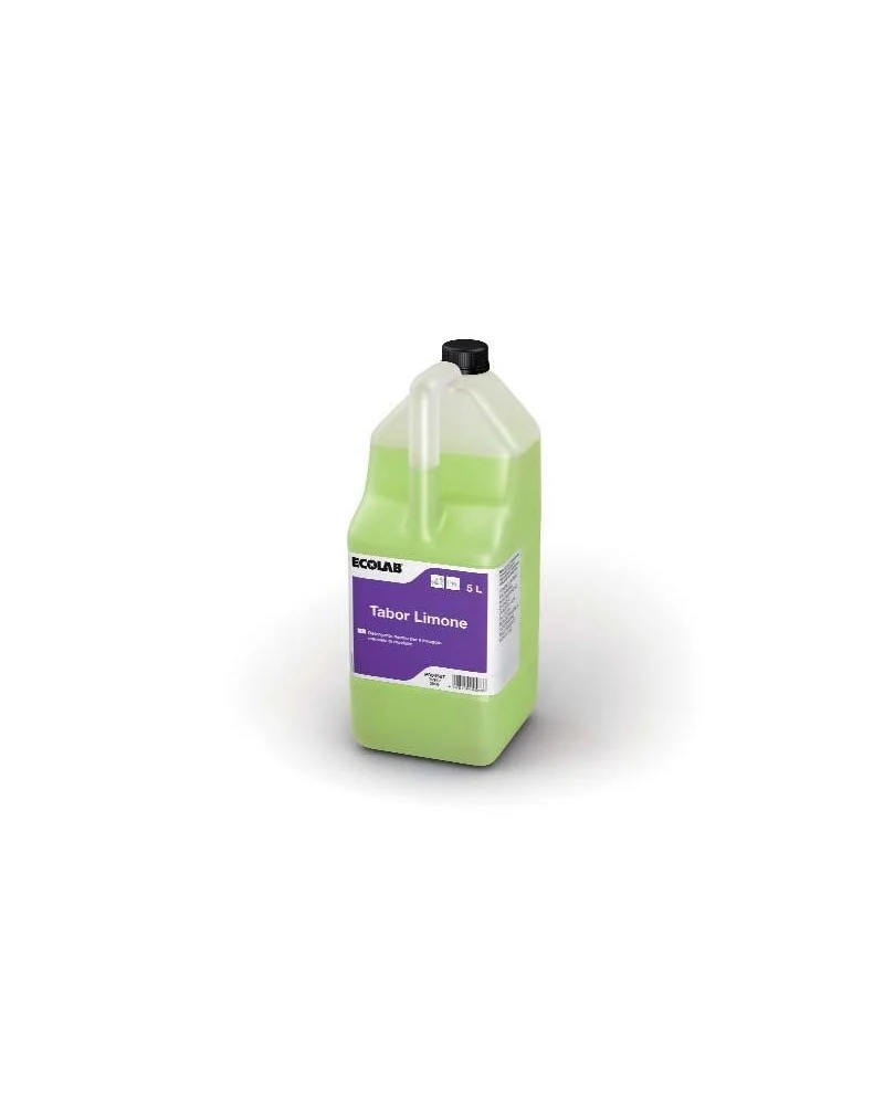 Detergente al limone per lavaggio manuale stoviglie Ecolab Tabor Limone 5 litri DISPONIBILE IN 7 GIORNI LAVORATIVI