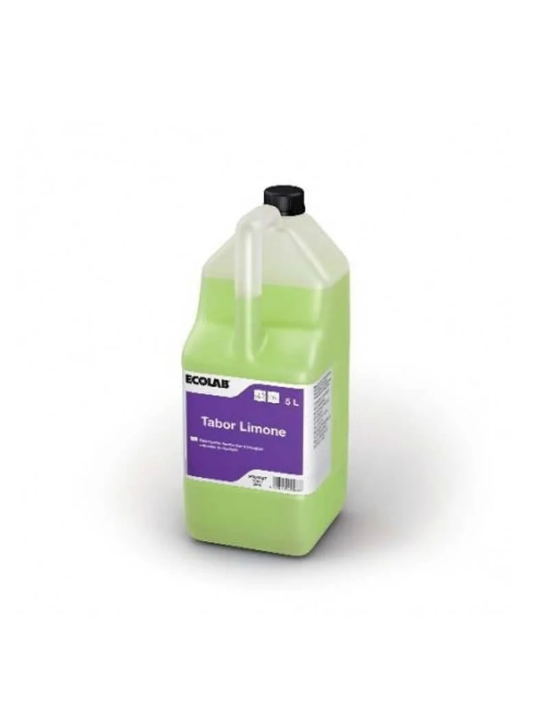 Detergente al limone per lavaggio manuale stoviglie Ecolab Tabor Limone 5 litri DISPONIBILE IN 7 GIORNI LAVORATIVI