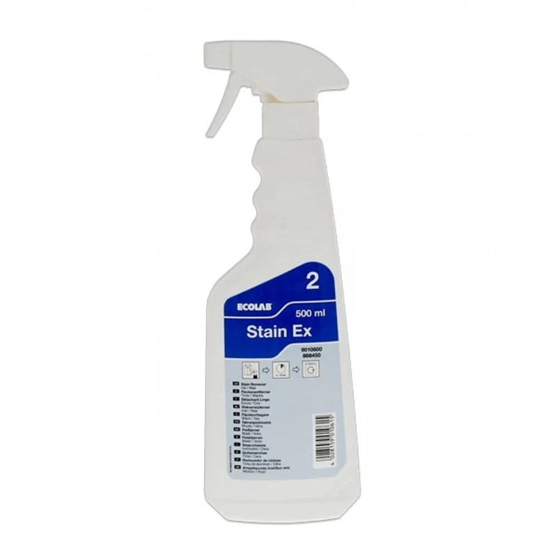 Smacchiatore per bucato per inchiostro e cera Ecolab Stain EX 2 500 ml DISPONIBILE IN 7 GIORNI LAVORATIVI