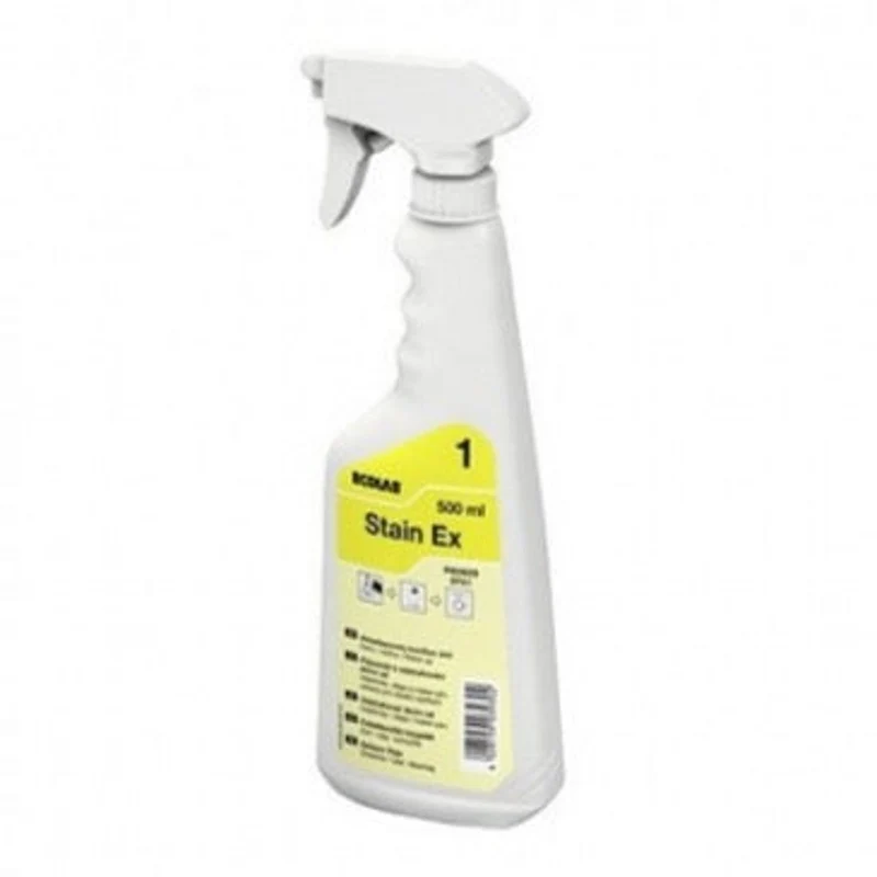 Smacchiatore per bucato per olio grasso e make-up Ecolab Stain EX 1 4x500 ml DISPONIBILE IN 7 GIORNI LAVORATIVI