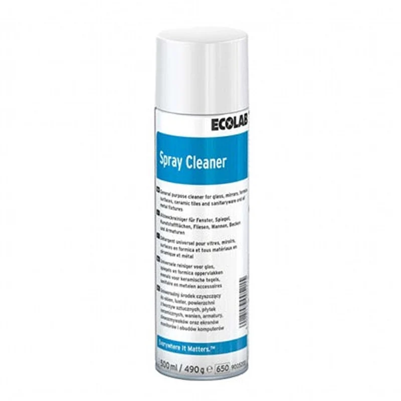 Detergente universale in schiuma spray a base ammoniacale Ecolab Spray Cleaner 12x500 ml DISPONIBILE IN 7 GIORNI LAVORATIVI