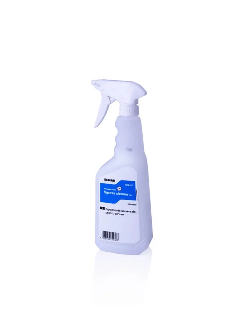 Sgrassante profumato pronto all'uso per cucina Ecolab Sgrass Cleaner G8 750 ml DISPONIBILE IN 7 GIORNI LAVORATIVI