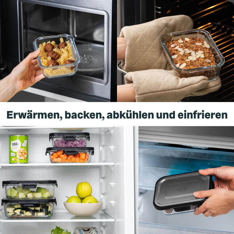 Frischhaltedosen 1 Liter 3er Set