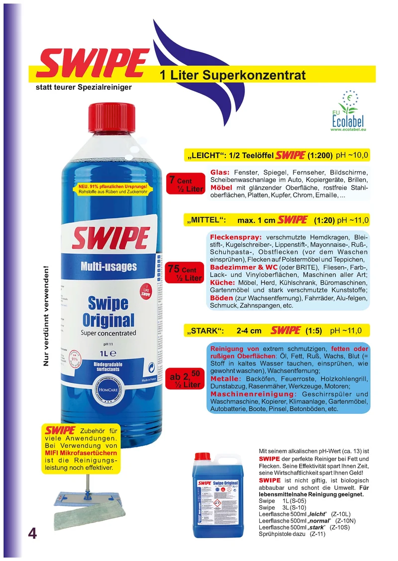 SWIPE Original 500ml (S-05H)